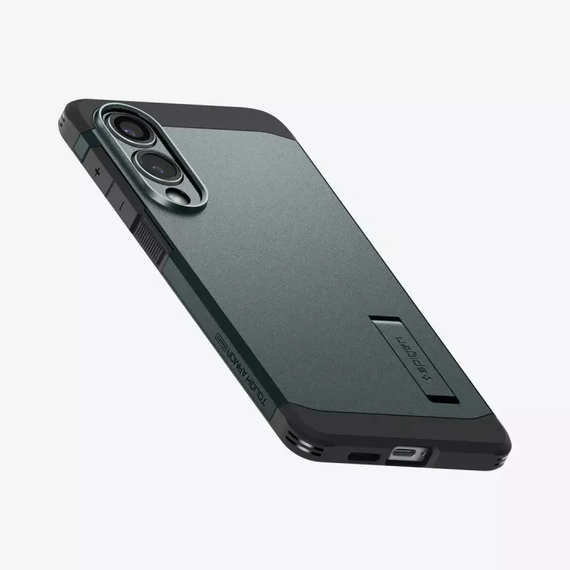 Abdeckung Spigen Galaxy S25 Edge Tough Armor AI Abyss Grün