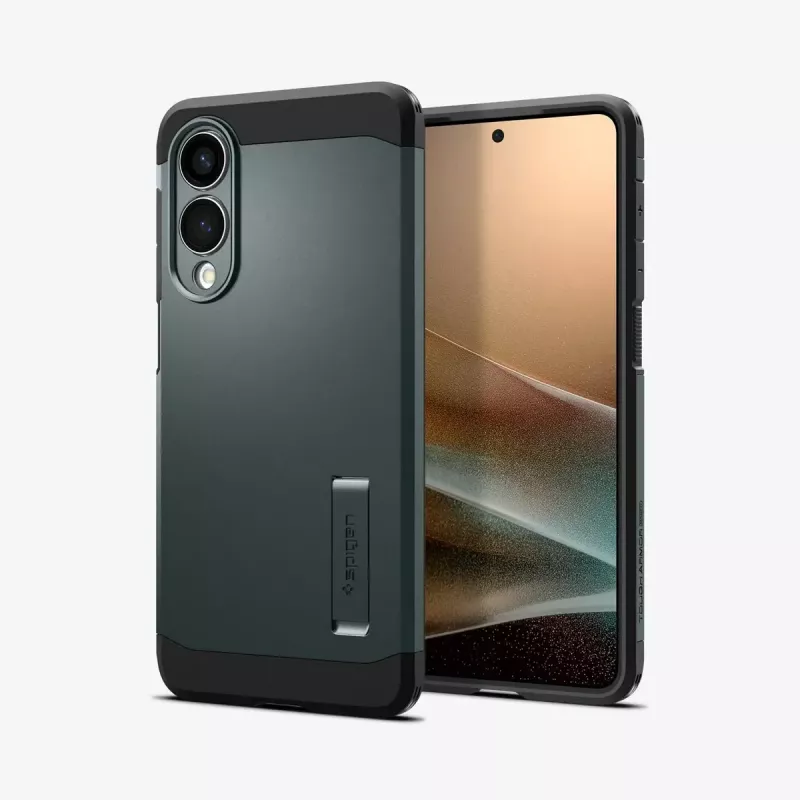 Abdeckung Spigen Galaxy S25 Edge Tough Armor AI Abyss Grün