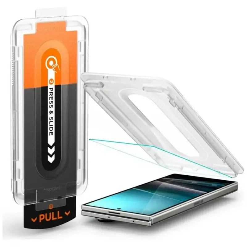 Tempered Glass Screen Protector Spigen Glas.Tr EZ FIT Pro HD für Samsung Galaxy Z Fold7 — Anti-Scratch, Einfache Montage
