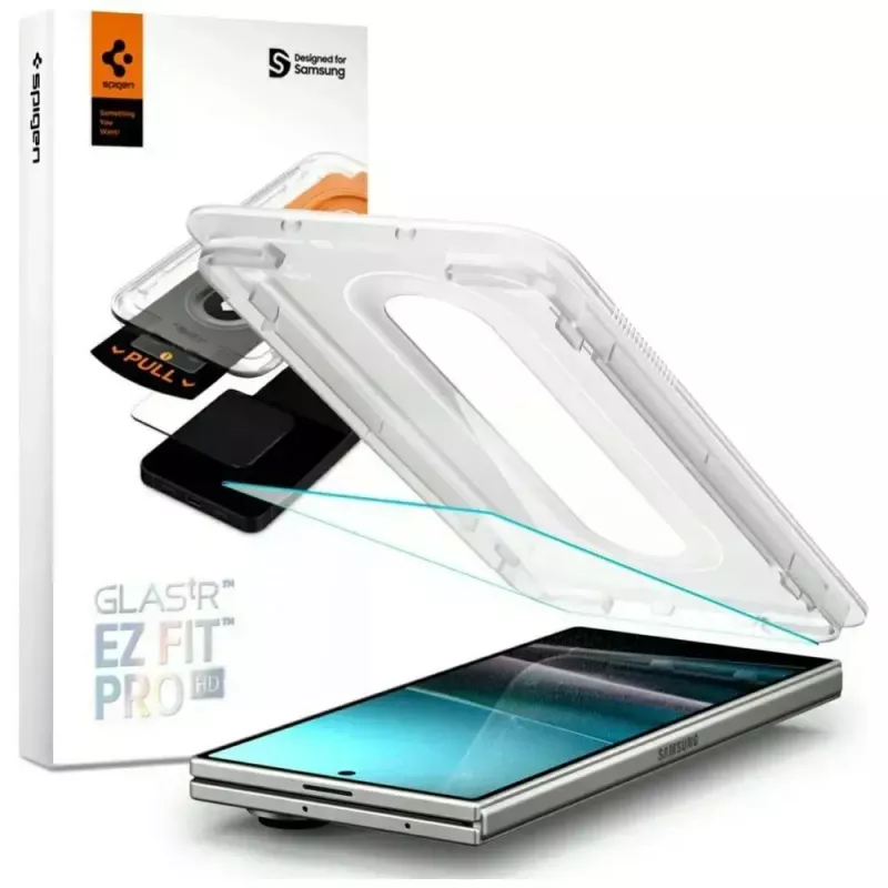 Tempered Glass Screen Protector Spigen Glas.Tr EZ FIT Pro HD für Samsung Galaxy Z Fold7 — Anti-Scratch, Einfache Montage