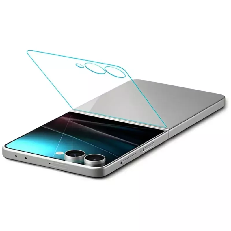 Displayschutzfolie Spigen für Samsung Galaxy Z Flip 7 – HD Clear, schlanke transparente Schutzfolie
