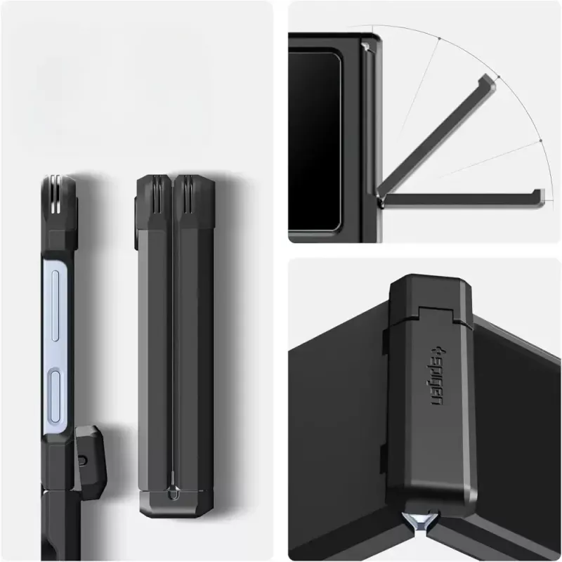 Schutzhülle Spigen Tough Armor Pro Mag für Galaxy Z Flip 7 FE — schwarz