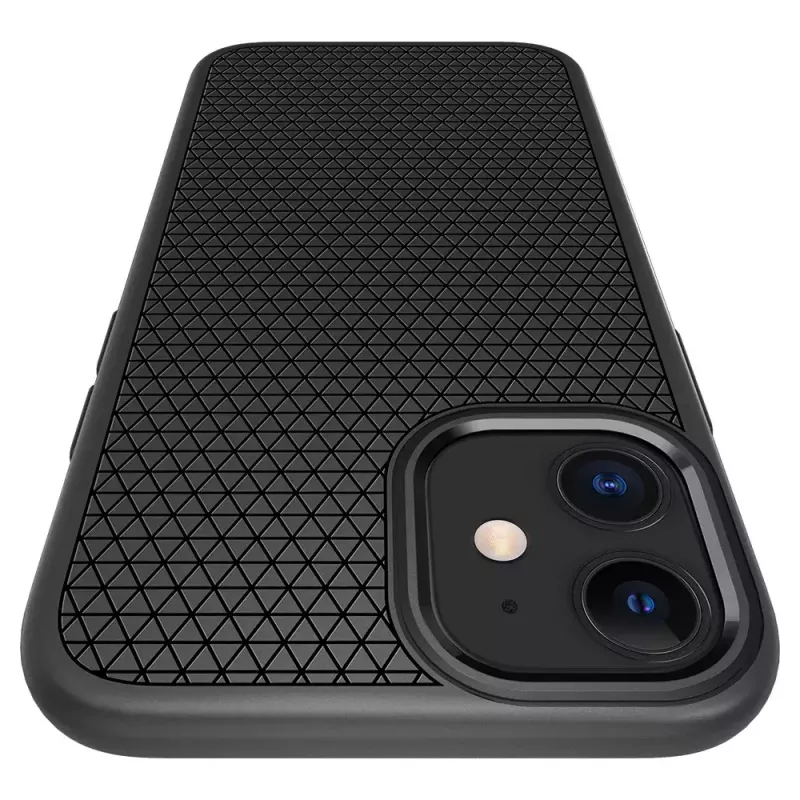Cover Spigen Liquid Air iPhone 12 12 Pro Schwarz