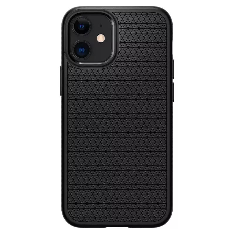 Cover Spigen Liquid Air iPhone 12 12 Pro Schwarz