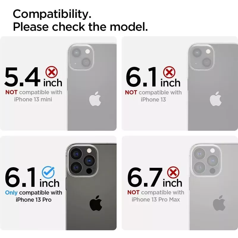 Displayschutz Spigen AGL03391 für Apple iPhone 13/13 Pro aus gehärtetem Glas