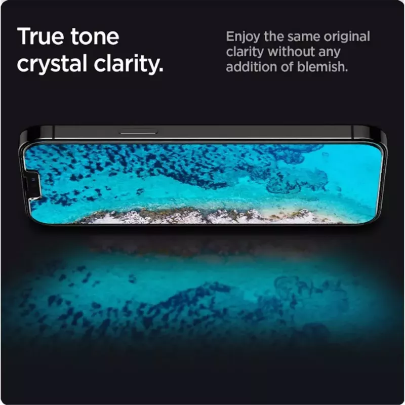 Displayschutz Spigen AGL03391 für Apple iPhone 13/13 Pro aus gehärtetem Glas