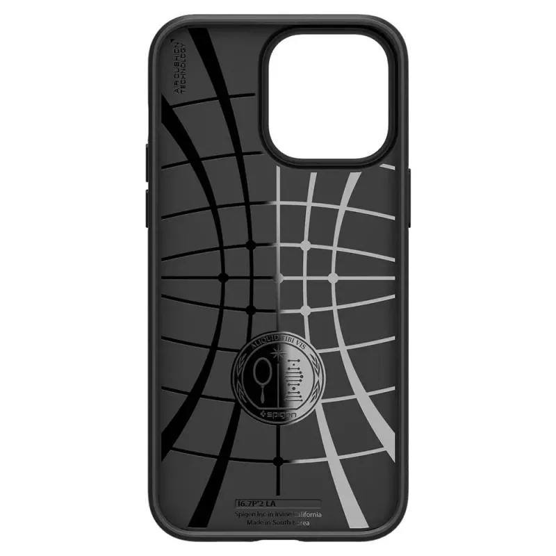 Cover Spigen Liquid Air iPhone 14 Pro Max 17 cm Schwarz