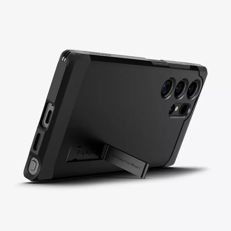 Spigen Tough Armor Handyhülle Schwarz Galaxy S24 Ultra 17,3 cm