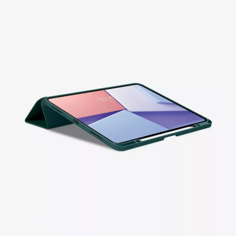Flip-Case Spigen Urban Fit 33 cm (13 Zoll) für iPad Pro 2024 Grün