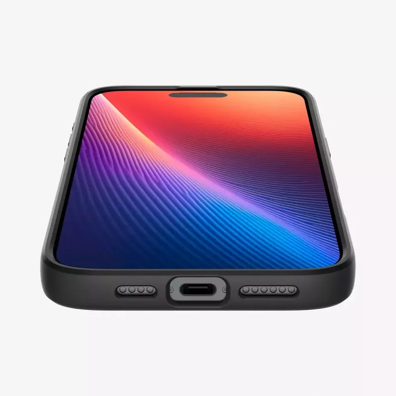 Cover Spigen Liquid Air iPhone 16 Pro Max 17,5 cm Schwarz