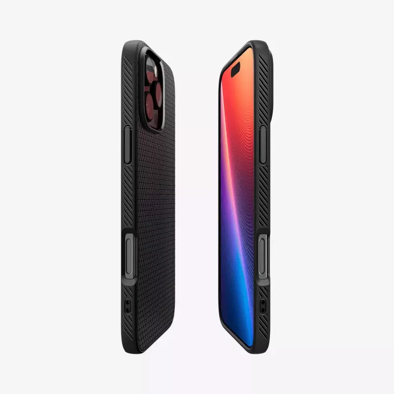 Cover Spigen Liquid Air iPhone 16 Pro Max 17,5 cm Schwarz
