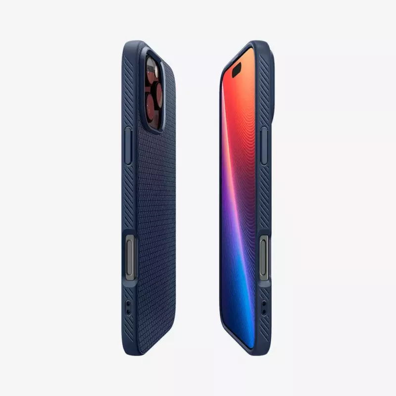 Spigen Liquid Air Handyhülle Cover Navy für iPhone 16 Pro Max