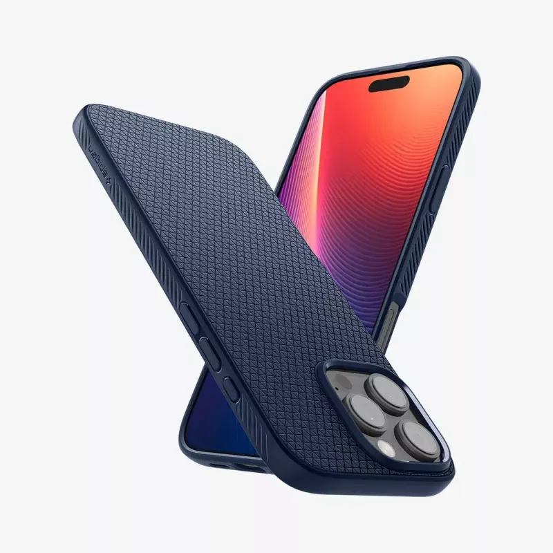 Spigen Liquid Air Handyhülle Cover Navy für iPhone 16 Pro Max