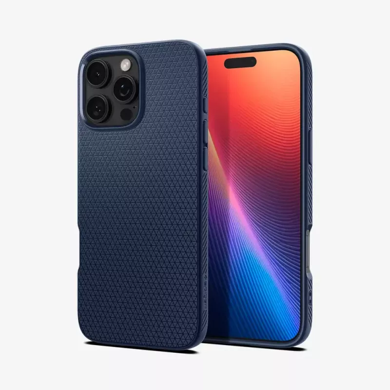 Spigen Liquid Air Handyhülle Cover Navy für iPhone 16 Pro Max