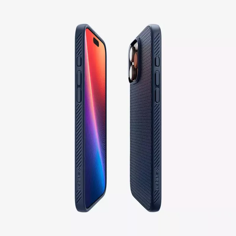 Spigen Liquid Air Handyhülle Cover Navy für iPhone 16 Pro Max