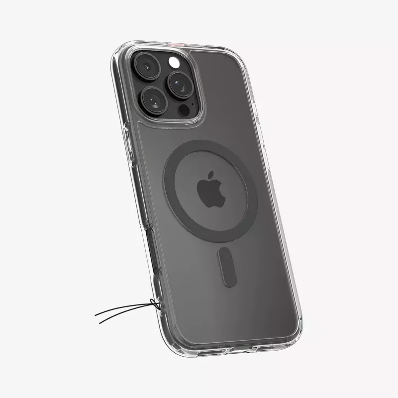 Spigen Ultra Hybrid (MagFit) Handyhülle 17,5 cm Graphit Transparent