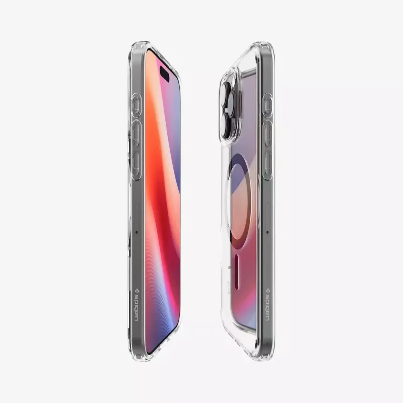 Spigen Ultra Hybrid (MagFit) Handyhülle 17,5 cm Graphit Transparent