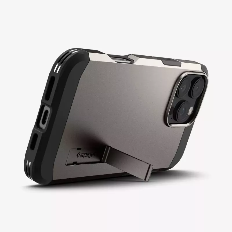Spigen Tough Armor AI MagFit Handyhülle Hülle Grau 17,5 cm