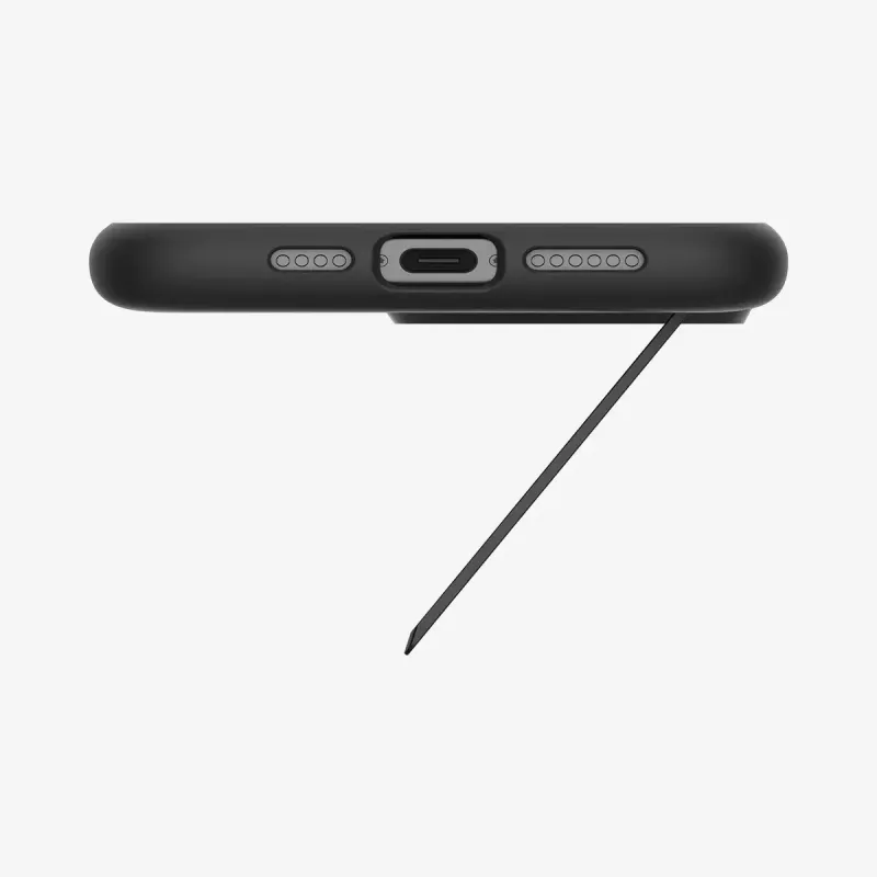 Spigen schlank Armor (MagFit) Handyhülle Abdeckung Schwarz 17,5 cm