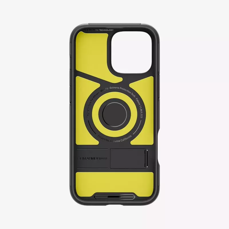Spigen schlank Armor (MagFit) Handyhülle Abdeckung Schwarz 17,5 cm