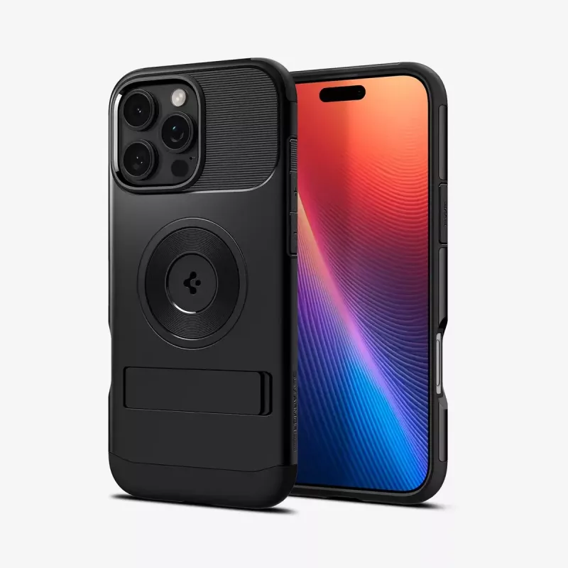 Spigen schlank Armor (MagFit) Handyhülle Abdeckung Schwarz 17,5 cm