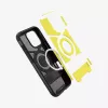 Spigen schlank Armor (MagFit) Handyhülle Abdeckung Schwarz 17,5 cm