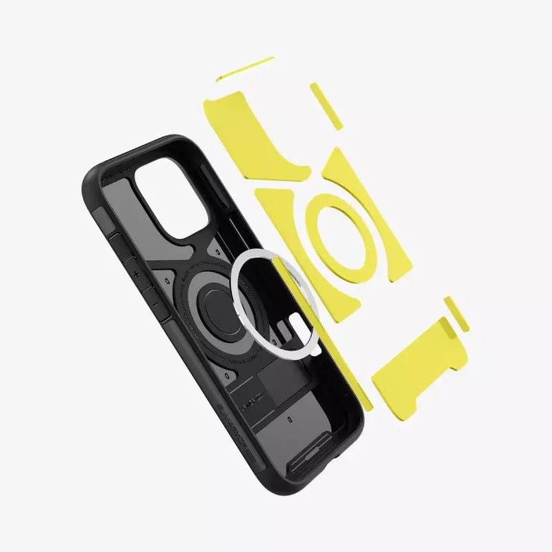 Spigen schlank Armor (MagFit) Handyhülle Abdeckung Schwarz 17,5 cm
