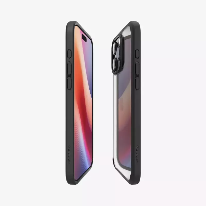 Spigen Ultra Hybrid Handyhülle Cover Schwarz für iPhone 16 Pro