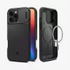 Spigen Optik Armor Handyhülle Cover Schwarz für iPhone 16 Pro