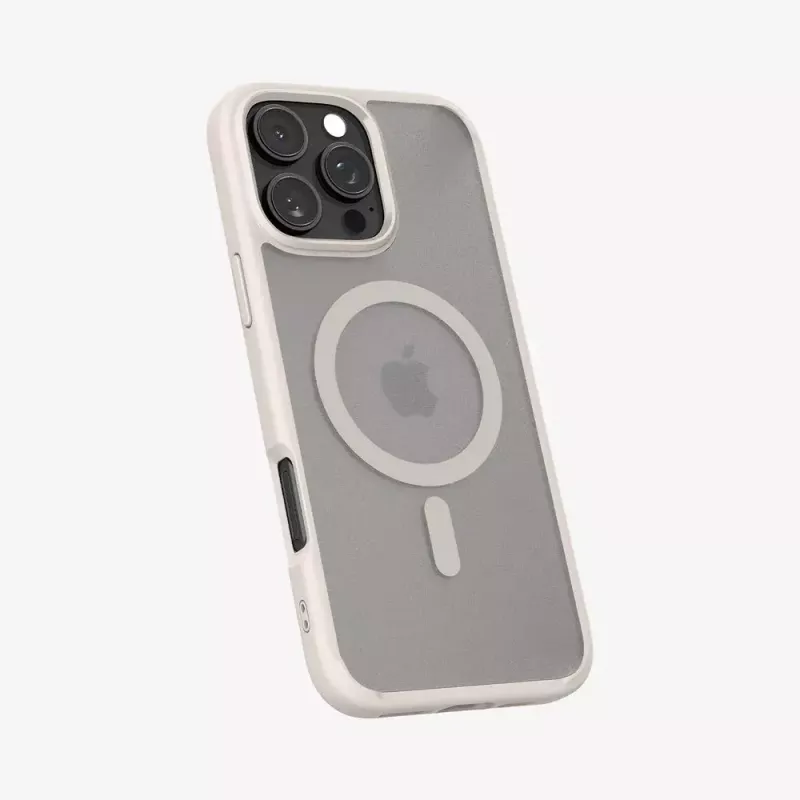 Spigen Ultra Hybrid (MagFit) Handyhülle Cover Beige Transparent