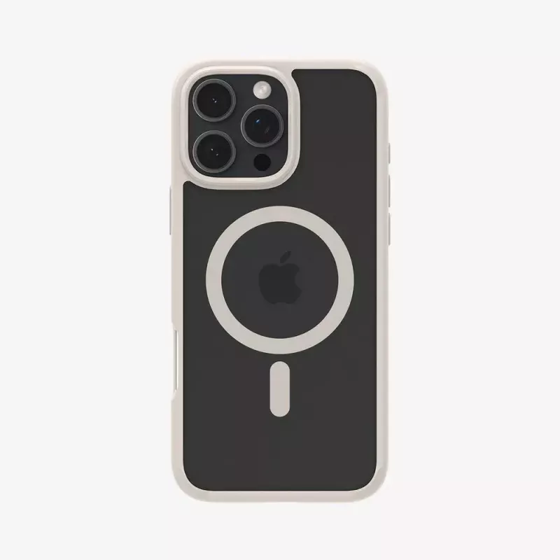 Spigen Ultra Hybrid (MagFit) Handyhülle Cover Beige Transparent