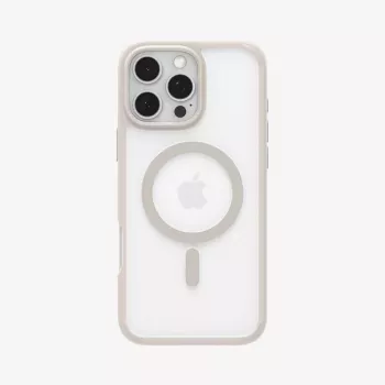 Spigen Ultra Hybrid (MagFit) Handyhülle Cover Beige Transparent