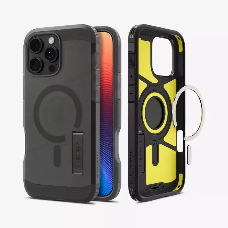 Abdeckung Spigen Tough Armor AI MagFit iPhone 16 Pro Max Schwarz
