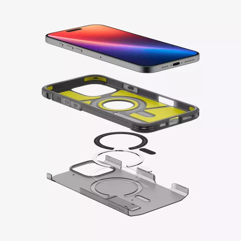 Abdeckung Spigen Tough Armor AI MagFit iPhone 16 Pro Max Schwarz