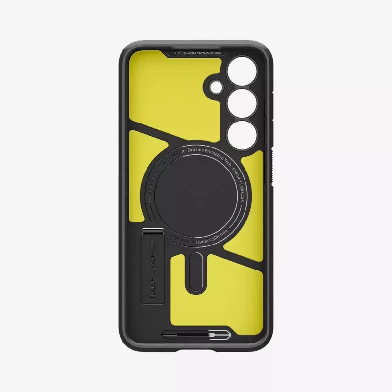Abdeckung Spigen Tough Armor Galaxy S24 FE Schwarz Desktop-Stand