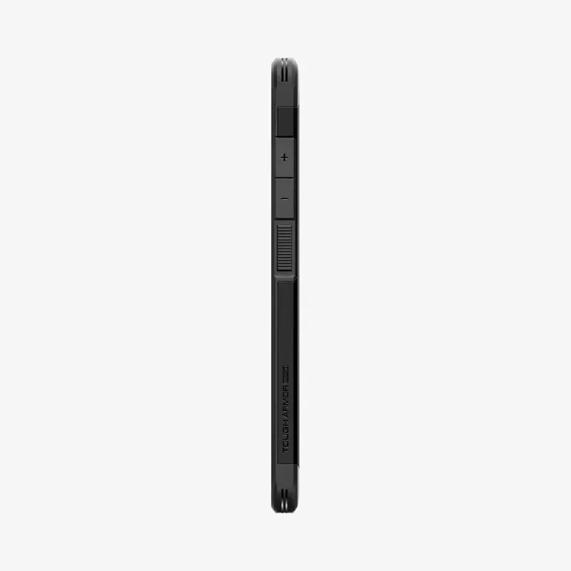 Abdeckung Spigen Galaxy S25 Ultra Tough Armor AI Schwarz Desktop-Ständer