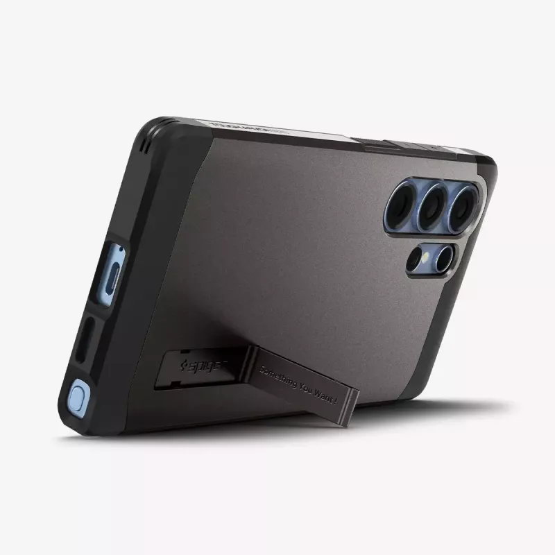 Abdeckung Spigen Galaxy S25 Ultra Tough Armor AI Gunmetal Monochromatic