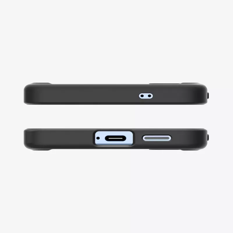 Spigen Ultra Hybrid Frost Black Hülle für Samsung Galaxy S25, Schwarz