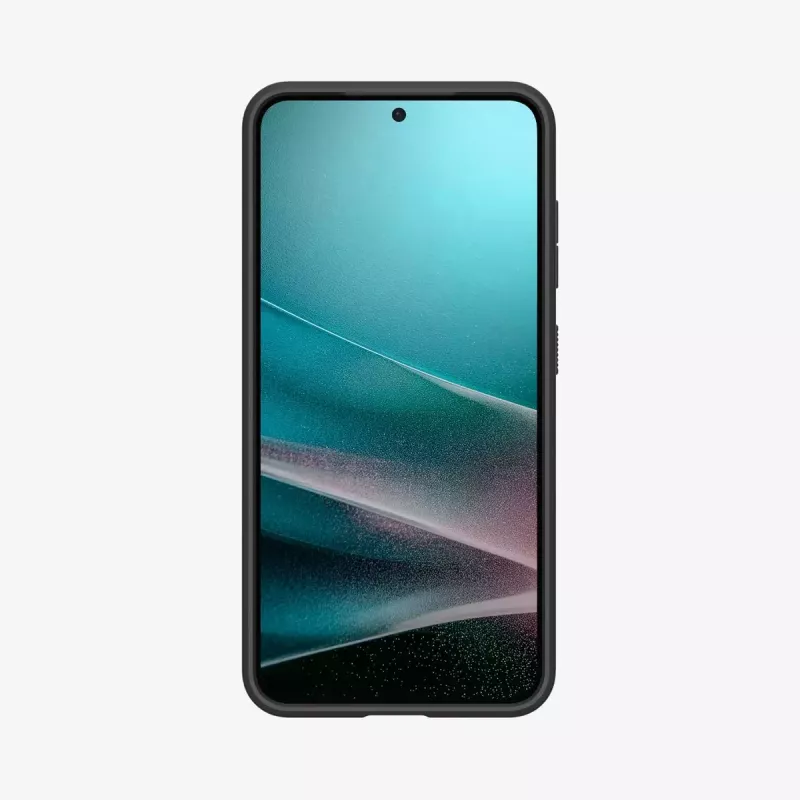 Spigen Ultra Hybrid Frost Black Hülle für Samsung Galaxy S25, Schwarz