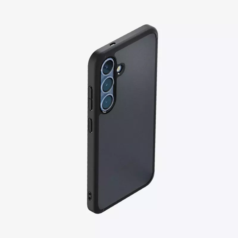 Spigen Ultra Hybrid Frost Black Hülle für Samsung Galaxy S25, Schwarz