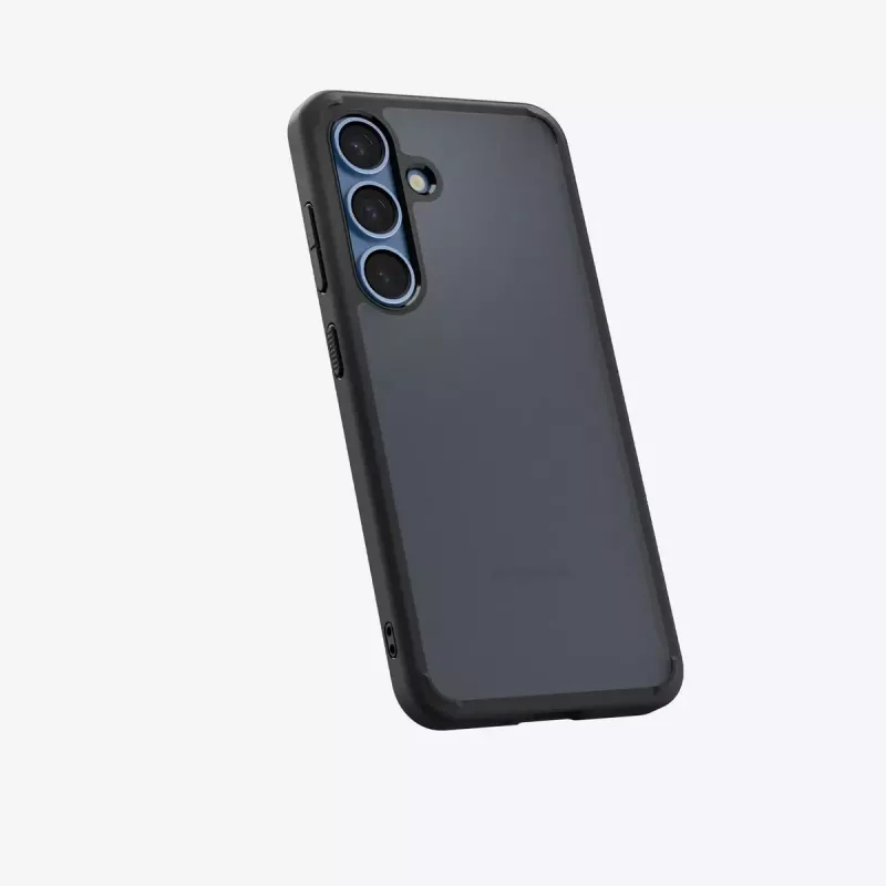 Spigen Ultra Hybrid Frost Black Hülle für Samsung Galaxy S25, Schwarz