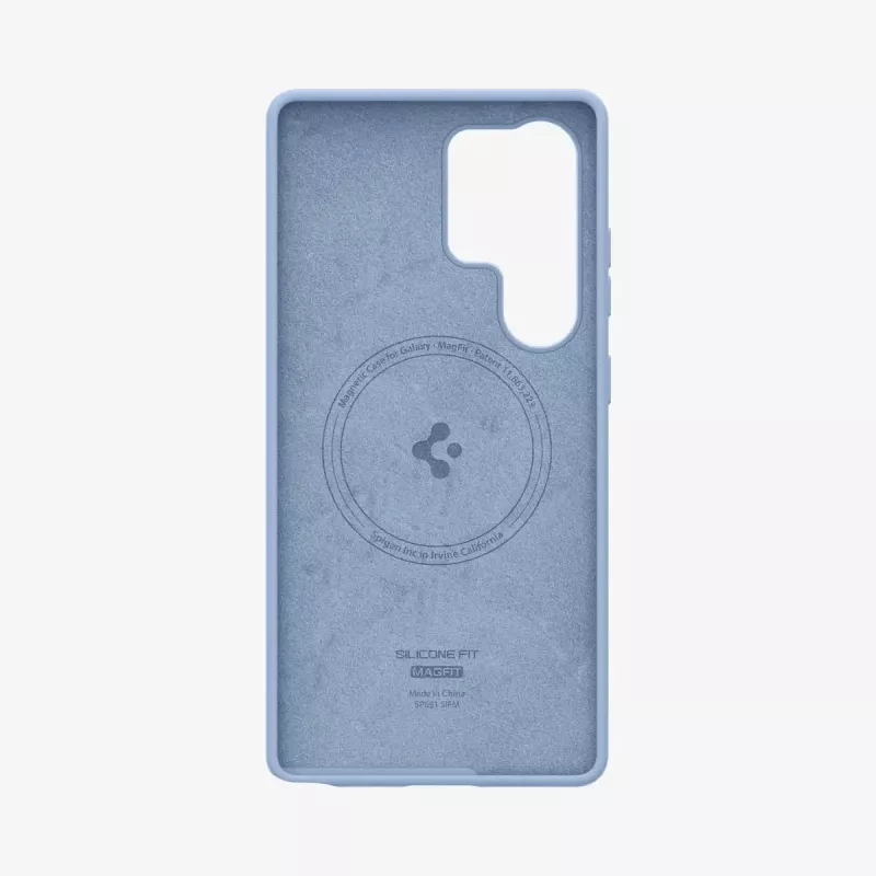 Cover Spigen Galaxy S25 Ultra Silicone Fit MagFit Saphirblau