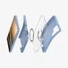 Cover Spigen Galaxy S25 Ultra Silicone Fit MagFit Saphirblau