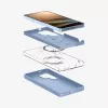 Cover Spigen Galaxy S25 Ultra Silicone Fit MagFit Saphirblau