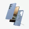 Cover Spigen Galaxy S25 Ultra Silicone Fit MagFit Saphirblau