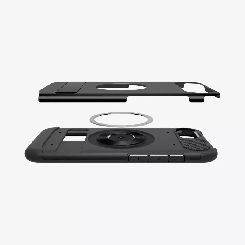 Abdeckung Spigen schlank Armor iPhone 16e Case Schwarz