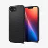 Cover Spigen Liquid Air iPhone 16e Hülle Matt Schwarz