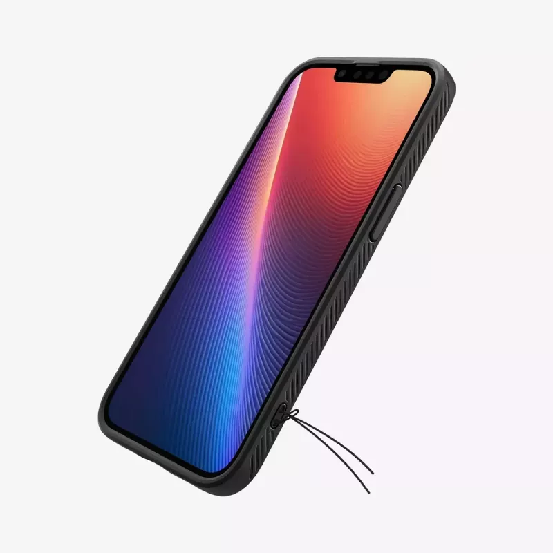 Cover Spigen Liquid Air iPhone 16e Hülle Matt Schwarz