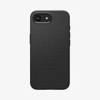 Cover Spigen Liquid Air iPhone 16e Hülle Matt Schwarz