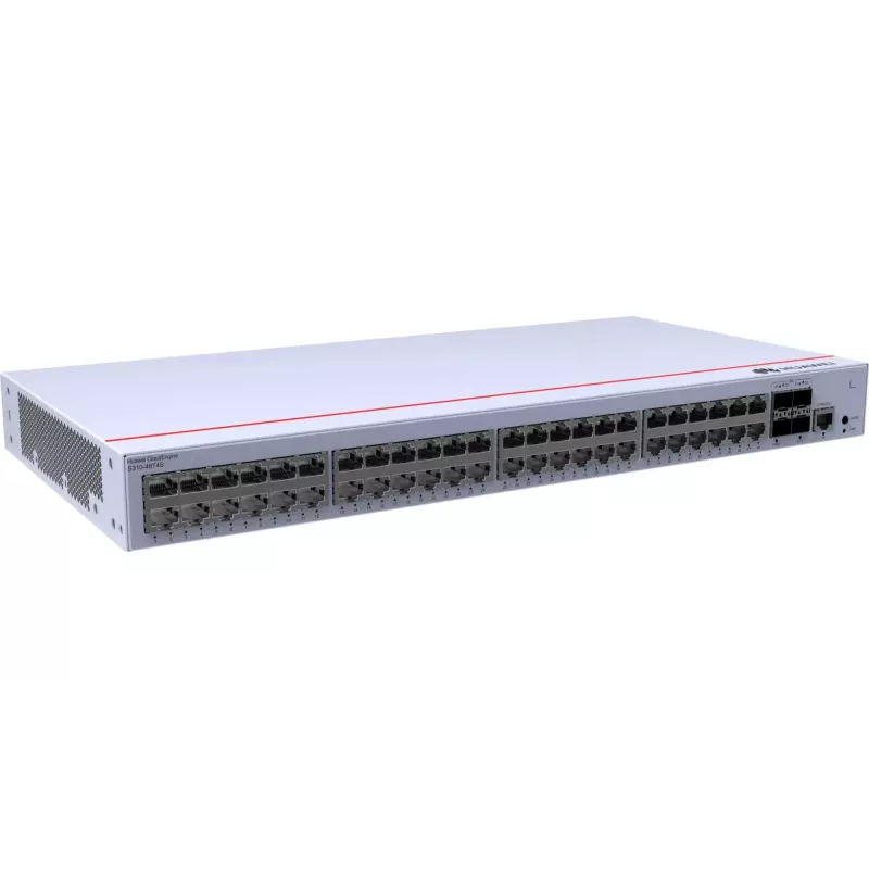 Switch HUAWEI CloudEngine S310-48T4S — 48x Gigabit Ethernet (10/100/1000), 1U, RJ-45 Konsole, grau